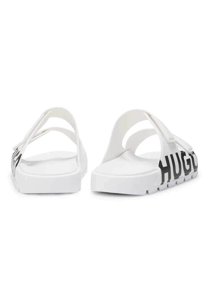 هوجو Logo sandals with double touch-closure straps